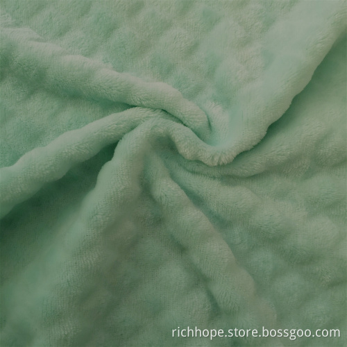 Doppelseitig geschnittenes Flanellgewebe aus 100% Polyester